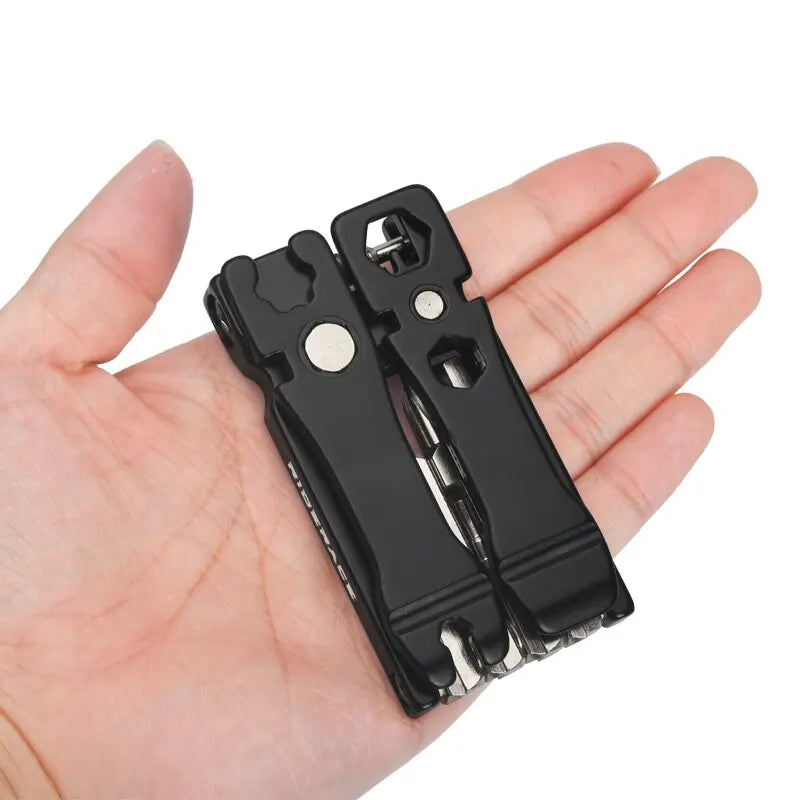 RIDERACE Foldable Bike Multi-Tool Kit – Chain Cutter & Spoke Wrench Bike Repair Tool Kit PLUSH