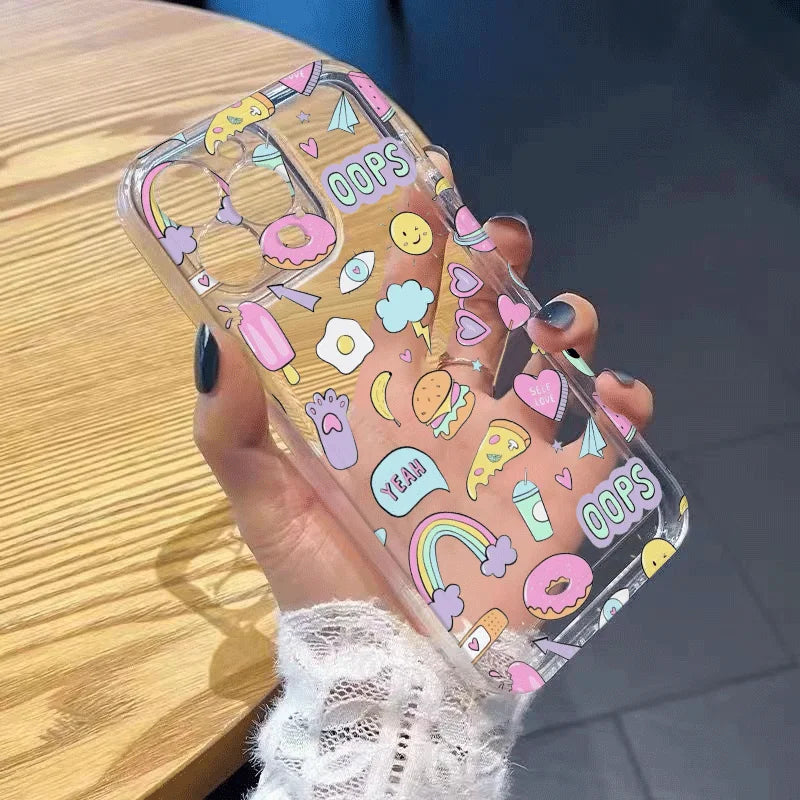 Love Heart Amor iPhone Case – Shockproof Cover 7 to 17 Pro Max iPhone Phone Case PLUSH