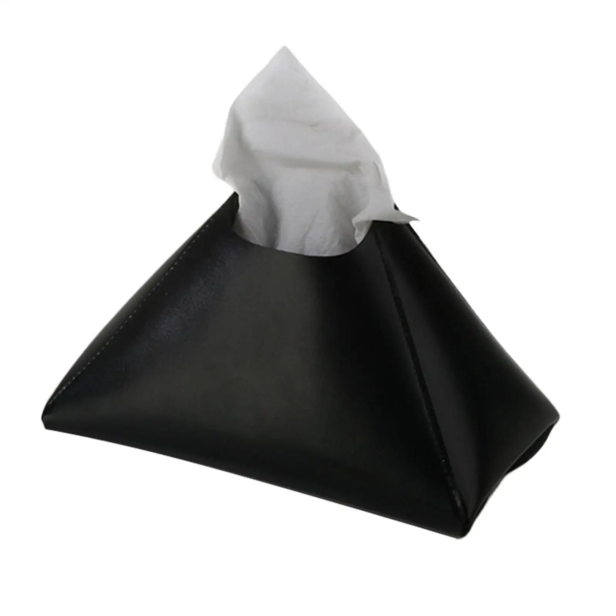 PU Leather Tissue Box Cover | Desktop Paper Towel Dispenser Tissue Box Holder PLUSH