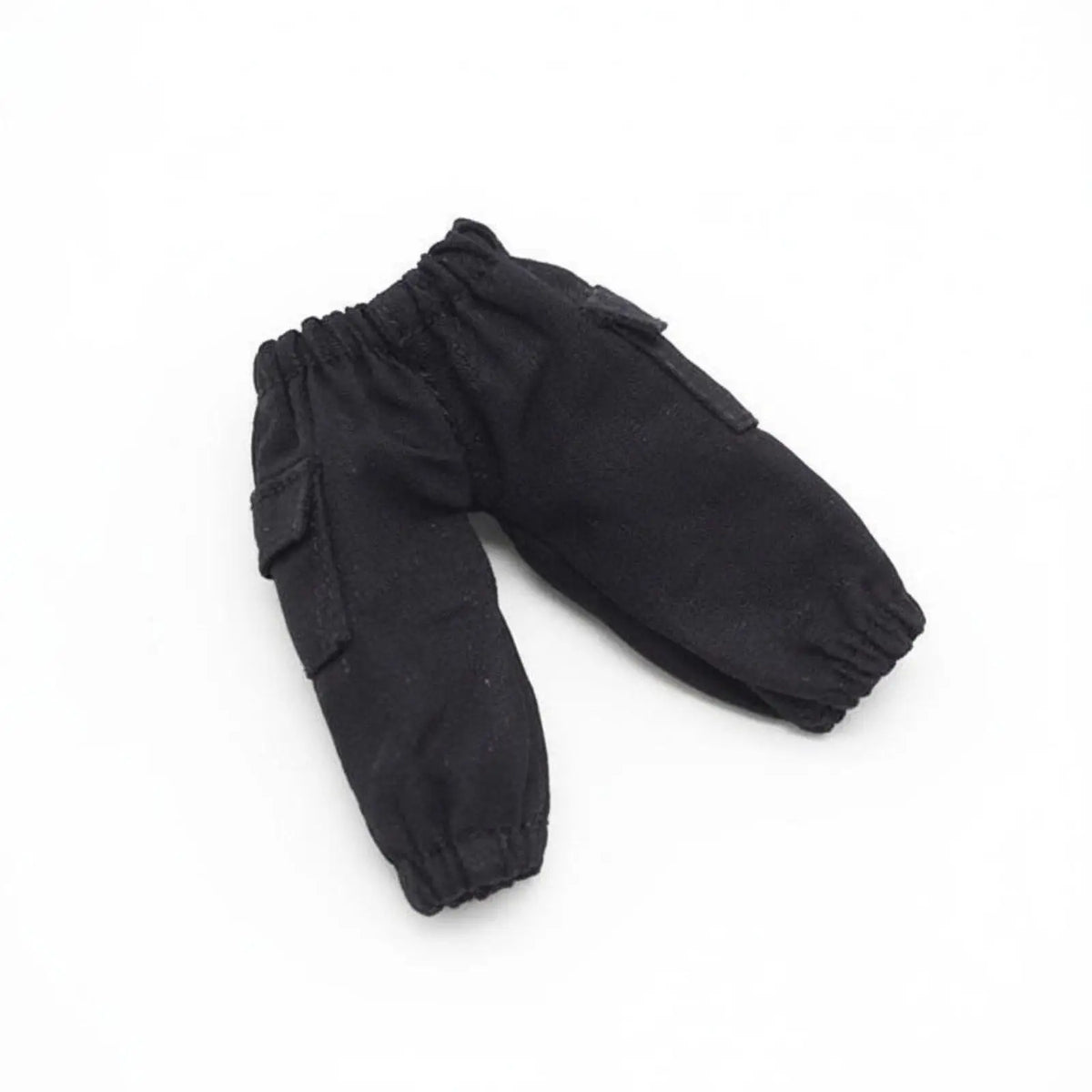 OB11 Cargo Pants 1/12 BJD Doll Trousers – Elastic Waist Doll Clothing PLUSH Black