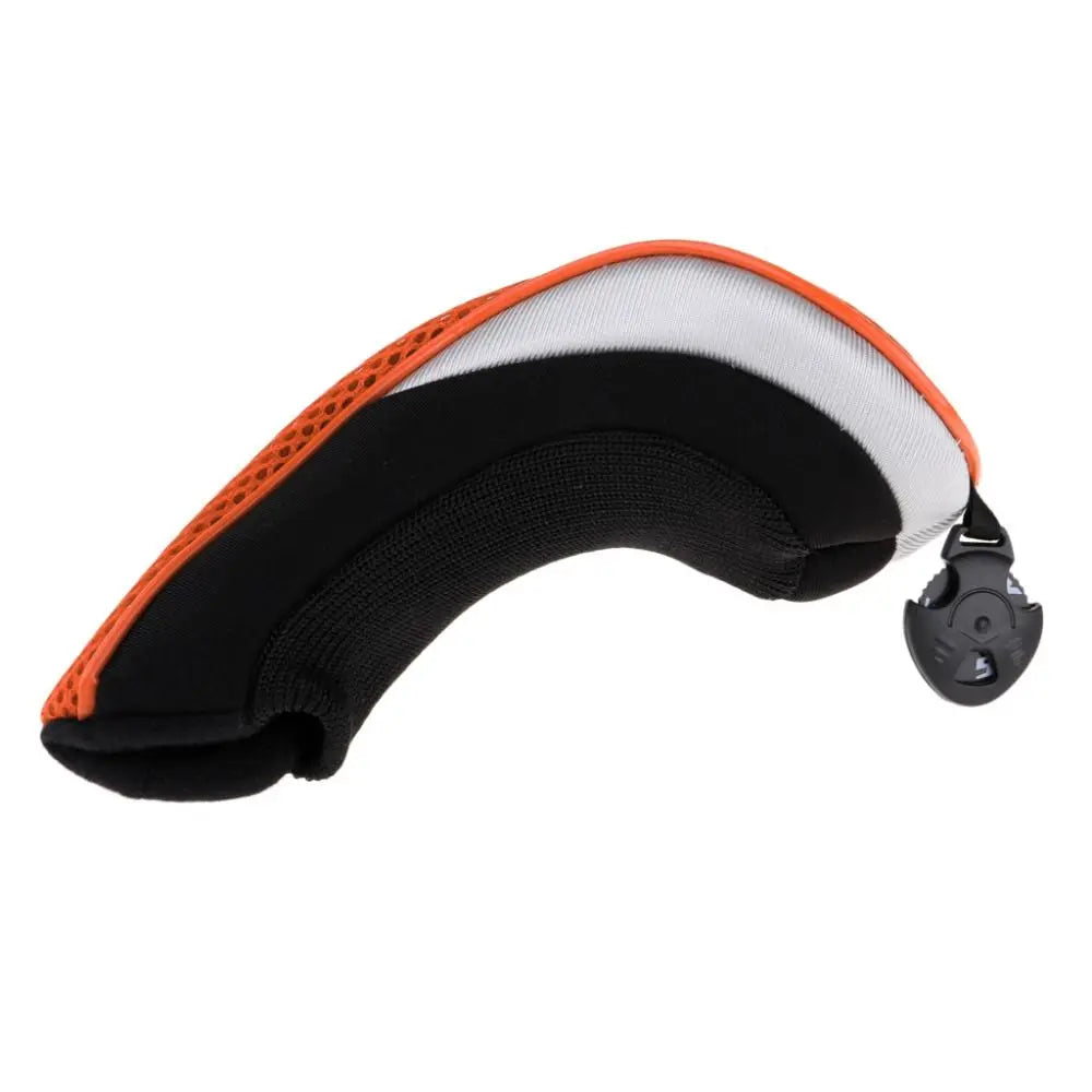 Golf Hybrid Club Headcover with Number Tag | 7 Colors Golf Club Headcover PLUSH ORANGE