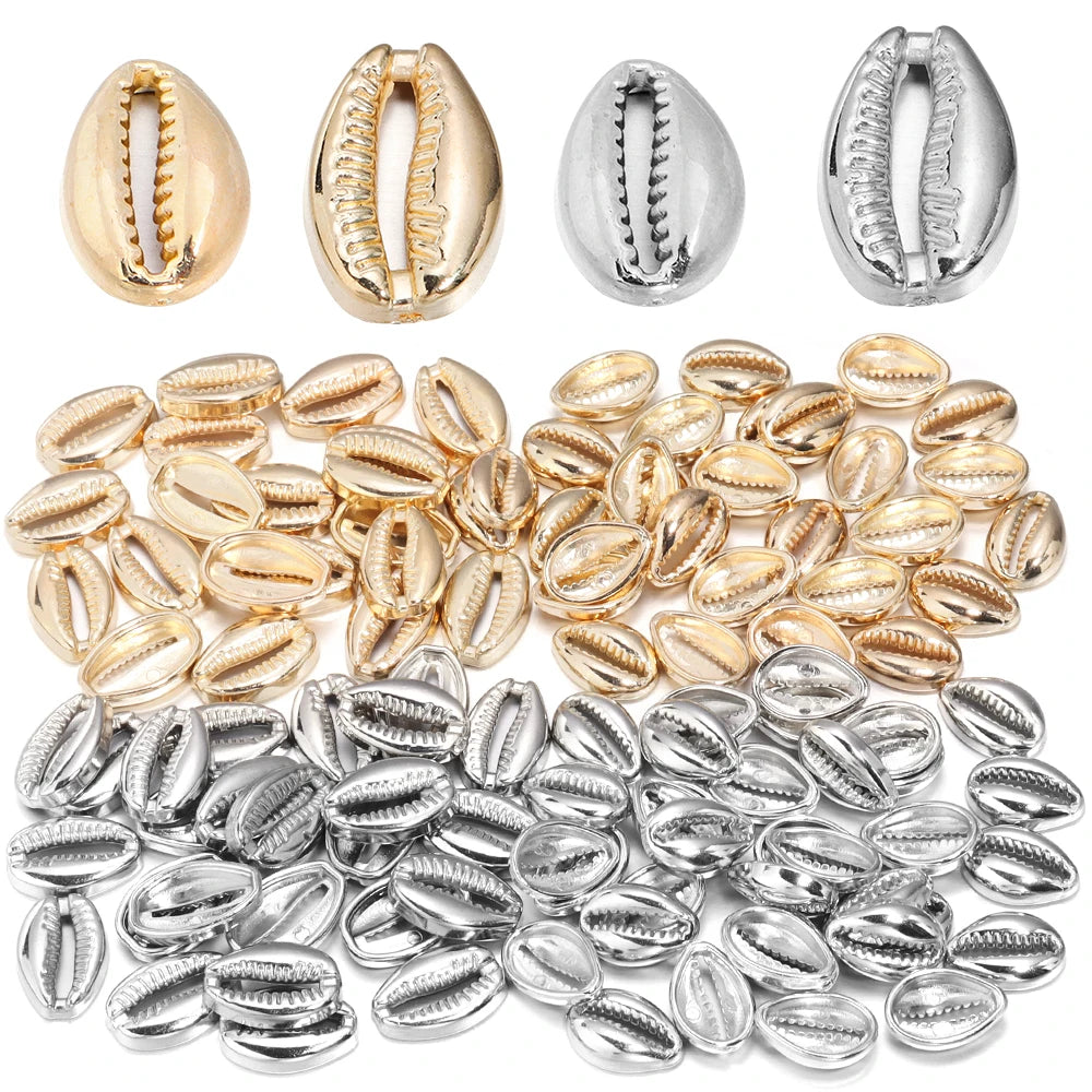 50pcs Sea Shell CCB Spacer Beads 12x17mm – DIY Jewelry Making Jewelry Spacer Beads PLUSH