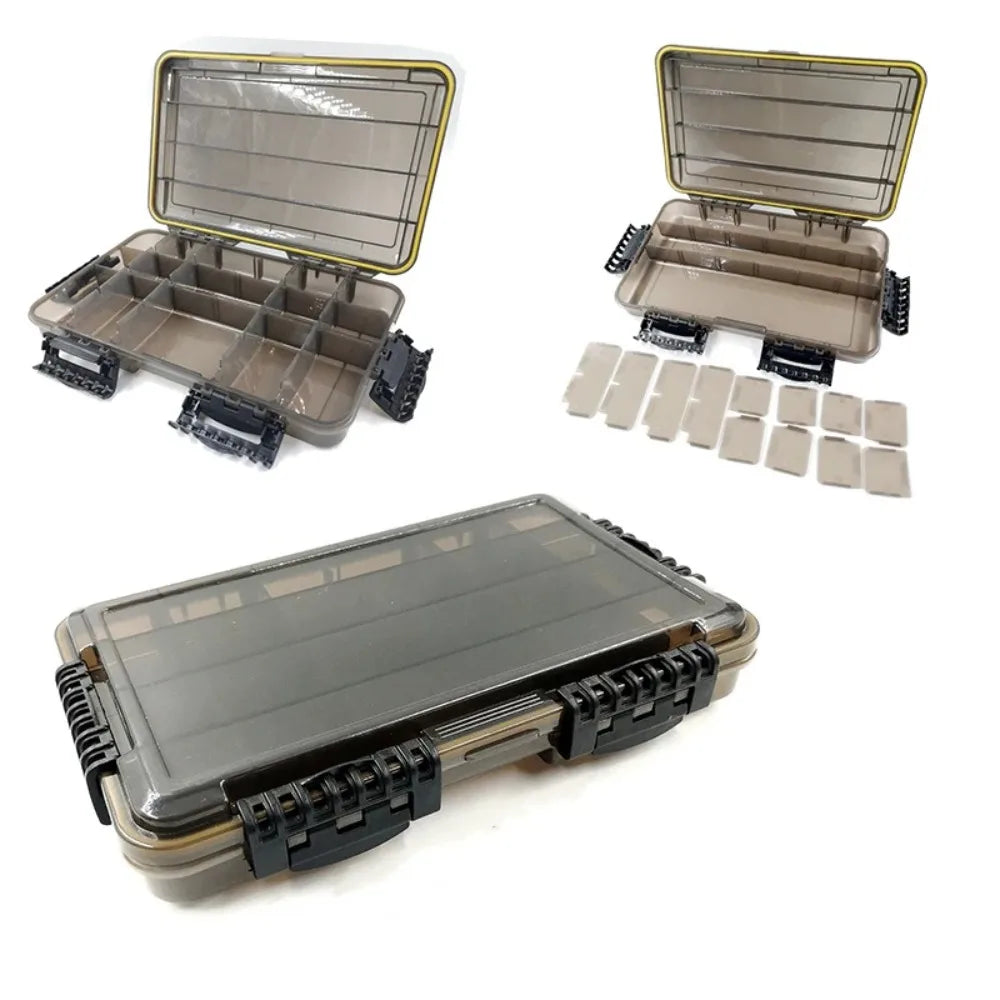 Waterproof Large-Capacity Fishing Tackle Box S/M/L Fishing Tackle Box PLUSH M