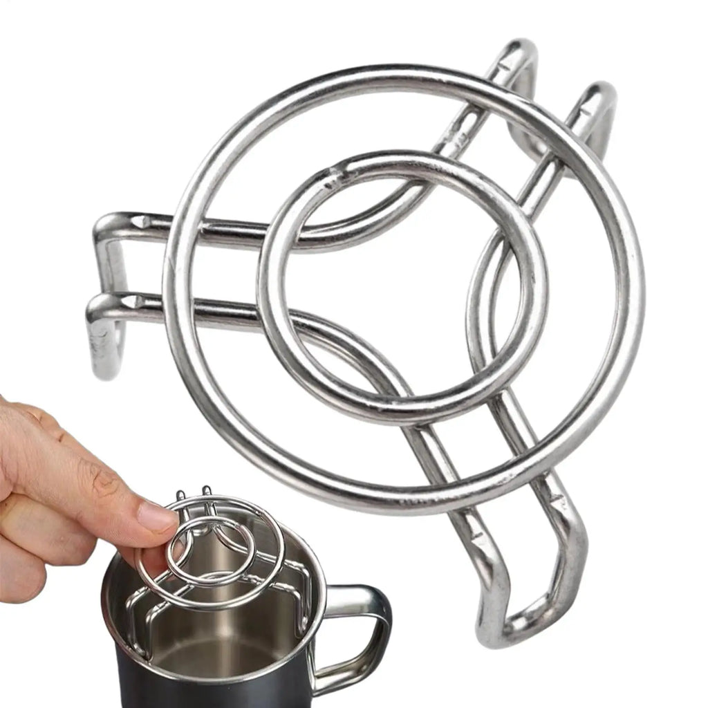 Stainless Steel Mini Steamer Rack – Multifunction Pot Steam Tray Steamer Rack PLUSH