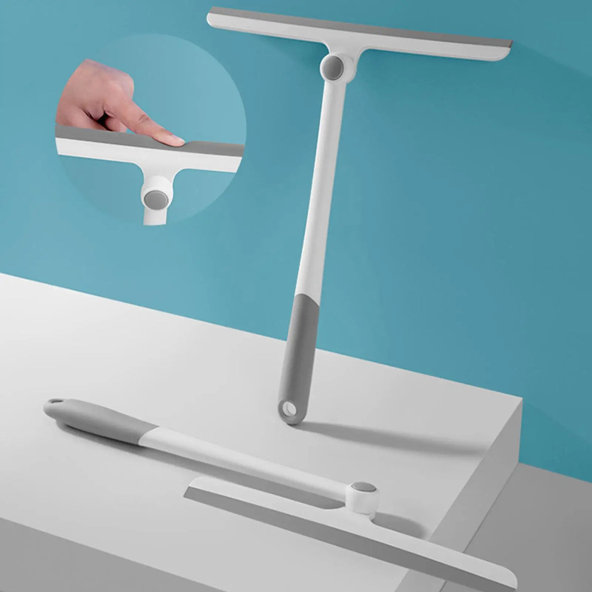 Silicone Shower Squeegee – Multi-Purpose Glass & Window Cleaner Window Squeegee PLUSH