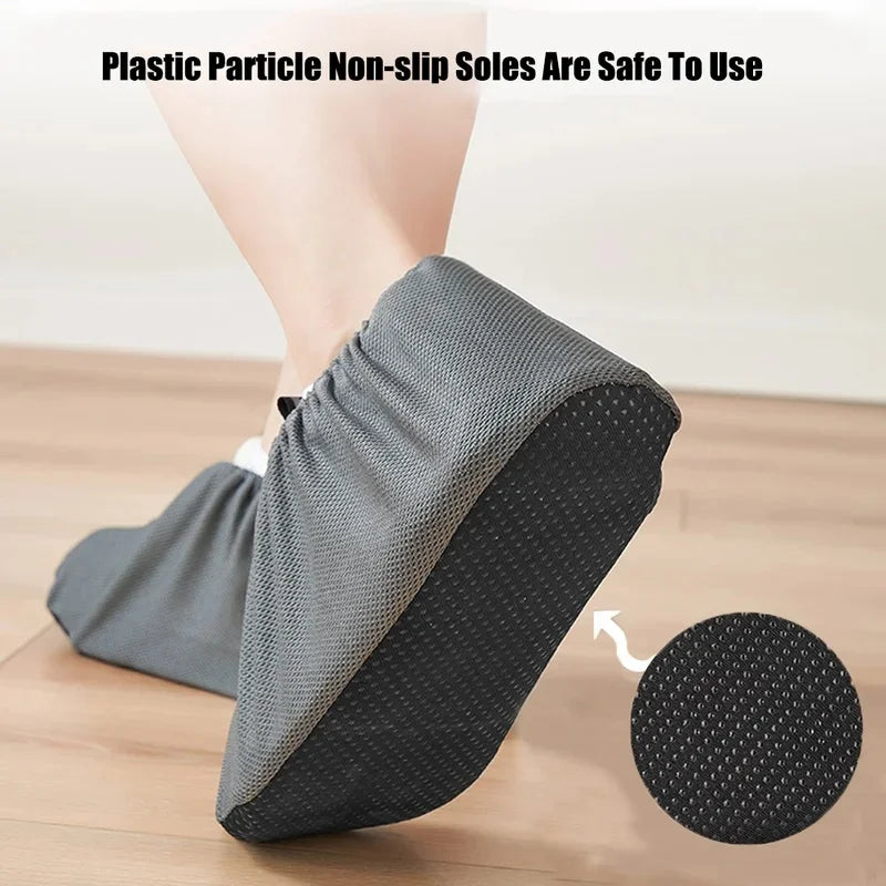 Thick Reusable Non-Slip Shoe Covers – Washable Floor Protectors Reusable Shoe Covers PLUSH