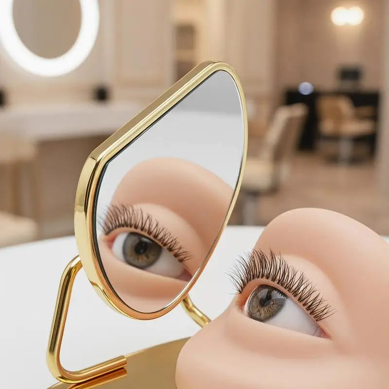 Stainless Steel Lash Extension Mirror – Handleless Makeup Tool Lash Extension Mirror PLUSH