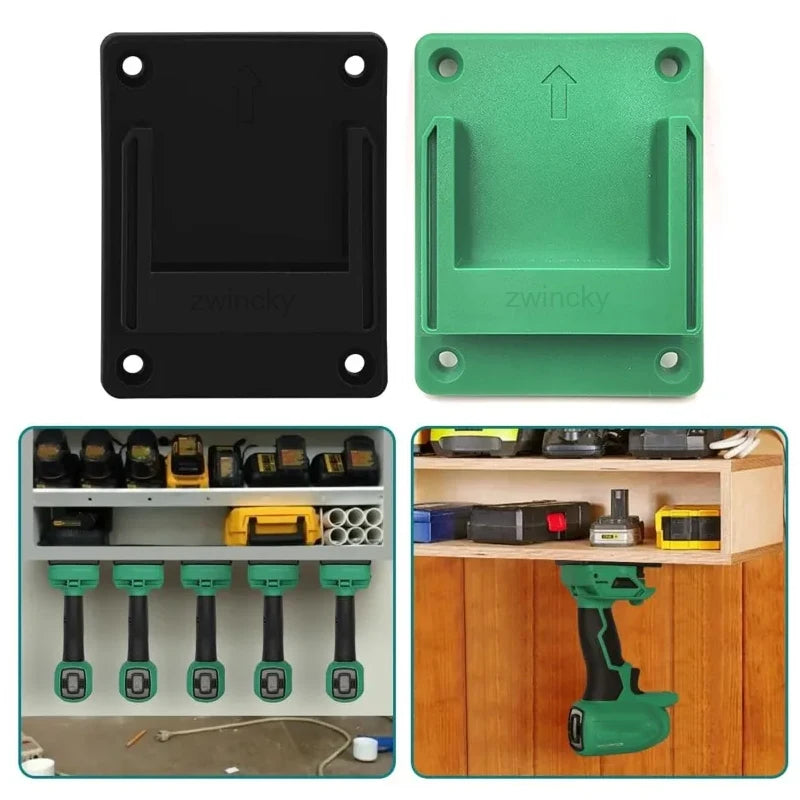 5-Pack Tool Wall Mount Holder for Hitachi/Hikoki/Metabo 18V-36V Tool Wall Mount Bracket PLUSH