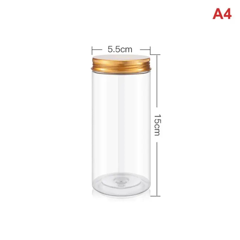 Food-Grade PET Storage Jar with Aluminum Lid | Tea & Snacks Food Storage Jar PLUSH A4