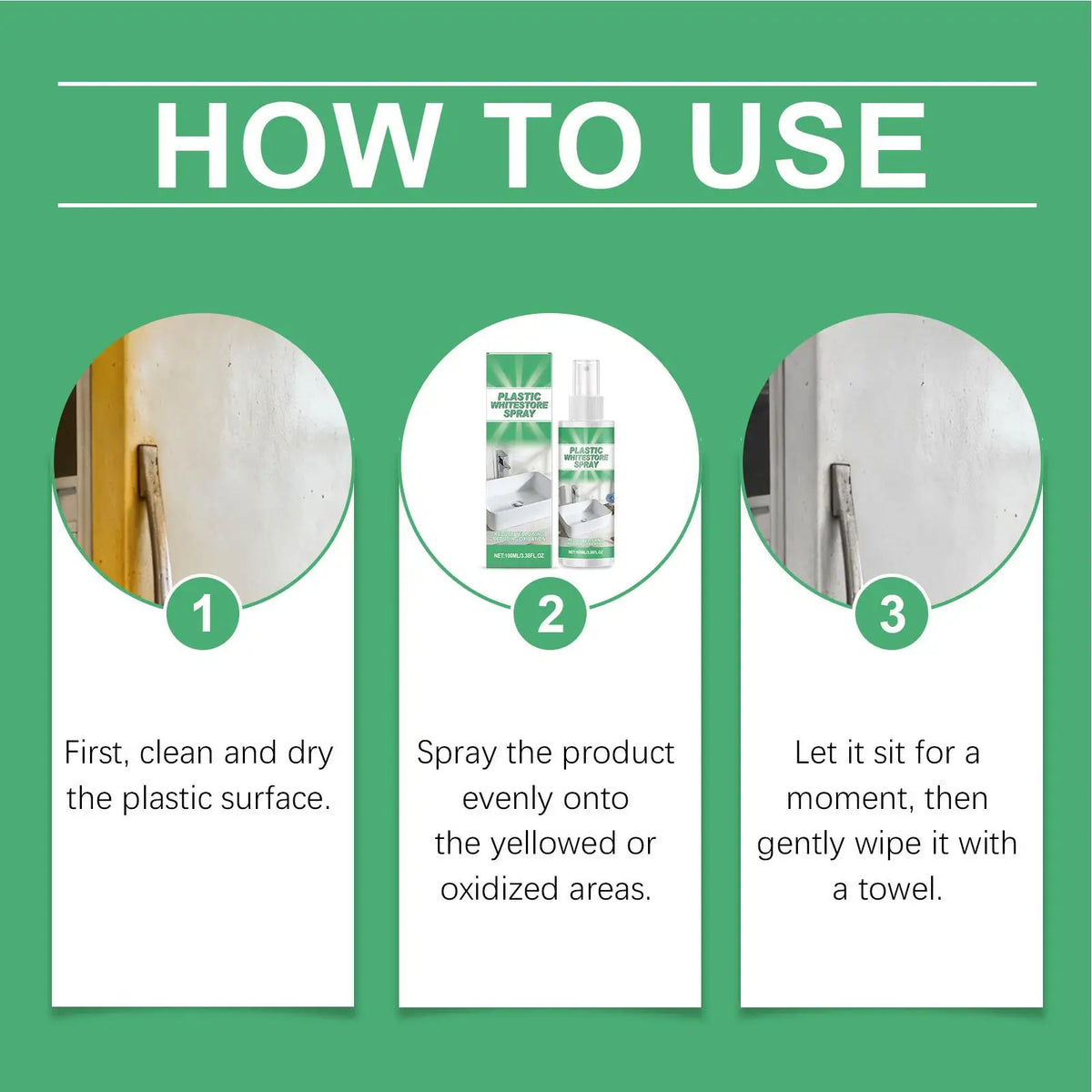 Multipurpose Cleaning Spray 100ml – Yellowing Remover Multipurpose Cleaning Spray PLUSH