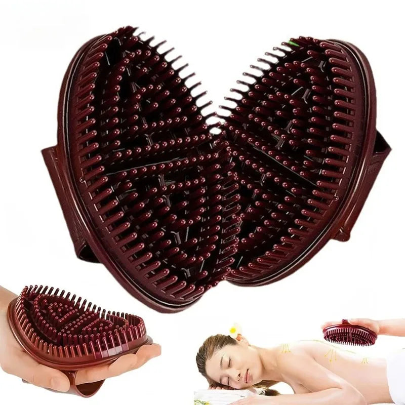 Silicone Meridian Body Massage Scraping Brush – Slimming Tool Body Massage Tool PLUSH