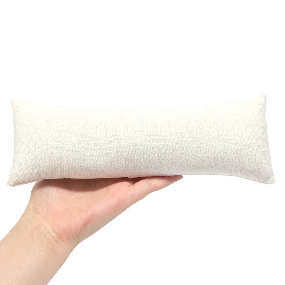 Velvet Jewelry Display Pillow – Bracelet & Bangle Cushion Stand Jewelry Display Stand PLUSH Linen 8.5X24cm