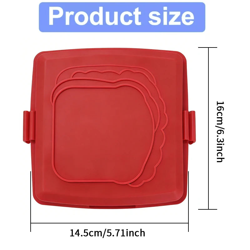 Silicone Sandwich Baking Tray – Microwave & Oven Safe Silicone Baking Tray PLUSH