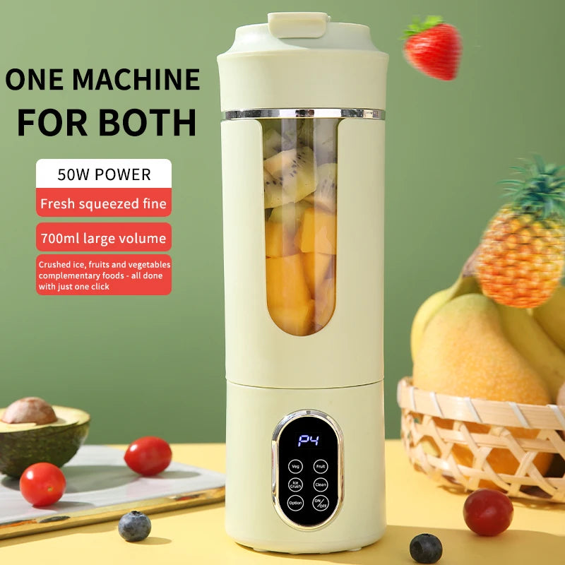 USB Rechargeable Portable Electric Juicer Blender Cup Portable Blender Cup PLUSH