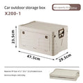 Foldable Camping Storage Box PP 47.5x29.5x23.5cm Flip Top Foldable Storage Box PLUSH 47.5x29.5x23.5cm Gray