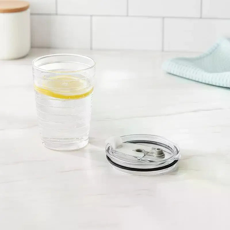 Reusable Plastic Cup Lids – Splash-Resistant Covers 5 Sizes Cup Lids PLUSH