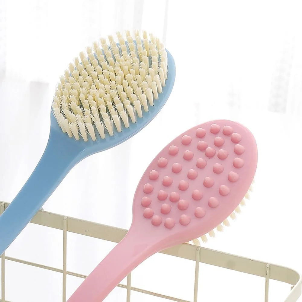 Long Handle Bath Brush – Soft Body Scrubber & Exfoliator Bath Scrub Brush PLUSH