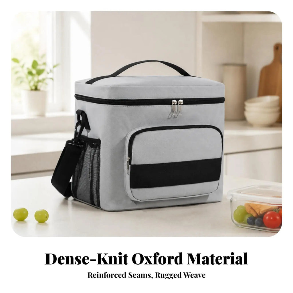 Insulated Lunch Bag with Shoulder Strap – Thermal Tote Carrier Insulated Lunch Bag PLUSH