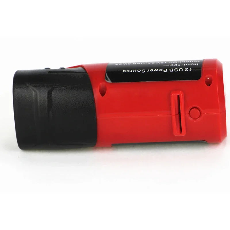 USB Adapter for Milwaukee M12 12V Battery – Portable USB Charger Battery USB Adapter PLUSH