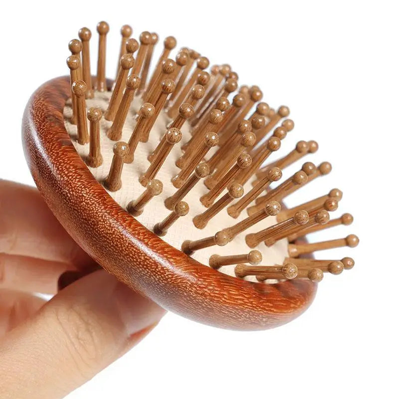 Wooden Scalp Massage Hair Brush – Air Cushion Hairbrush Scalp Massage Brush PLUSH