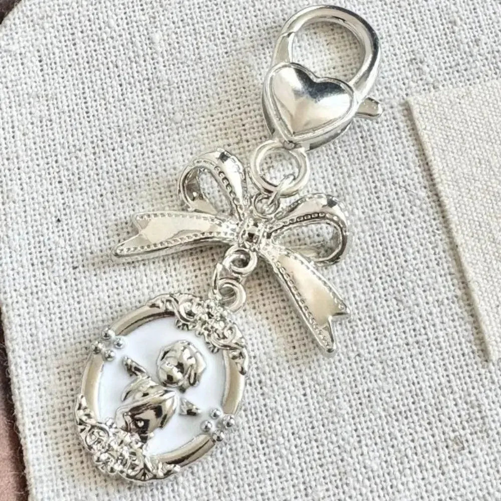 Y2K Punk Alloy Bowknot Keyring – Harajuku Bag Pendant Keyring Bag Pendant PLUSH