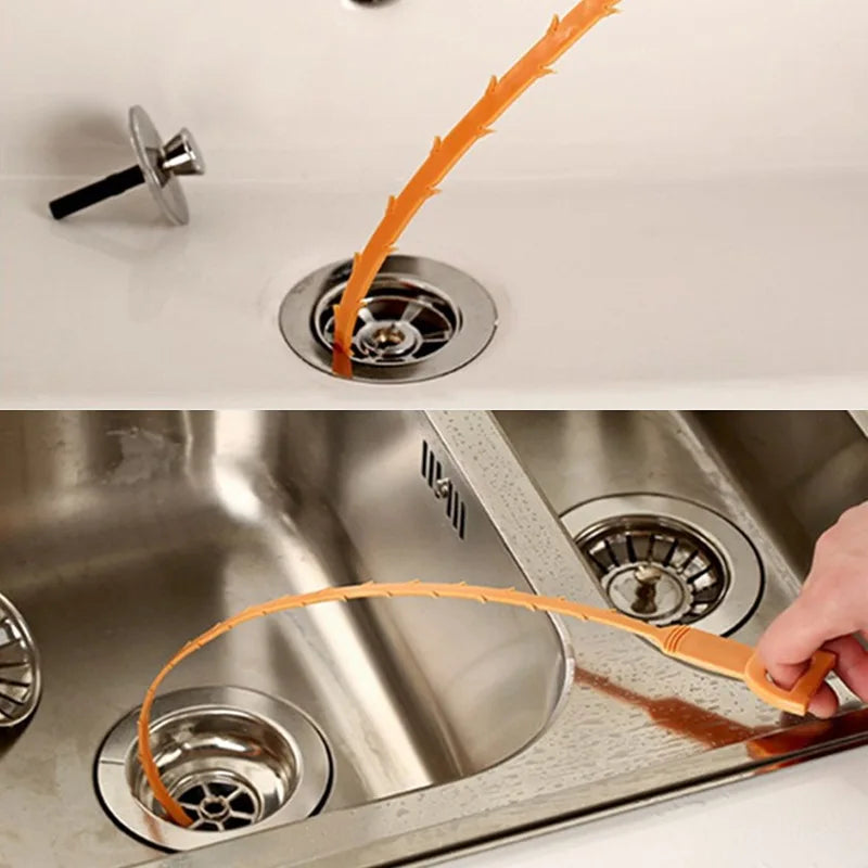 Drain Hair Catcher & Sewer Dredging Tool – 2/5/10pcs Drain Dredging Tool PLUSH