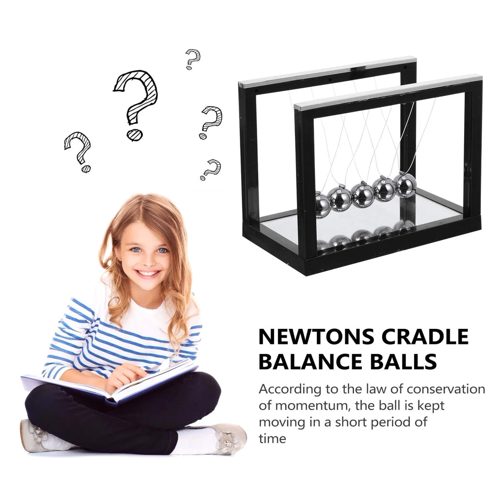 Newton's Cradle Pendulum – Physics Desk Gadget & Decoration Physics Desk Gadget PLUSH