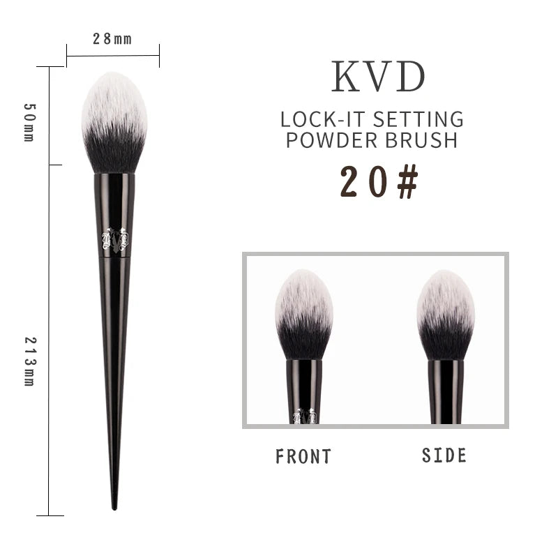 Kat Von D Makeup Brush – Foundation, Blush & Eyeshadow KVD Makeup Brush PLUSH 20 China Mainland