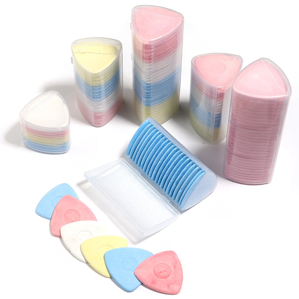 Triangular Tailor Chalk 10-30pcs – Fabric Marking Sewing Tool Tailor's Chalk Set PLUSH