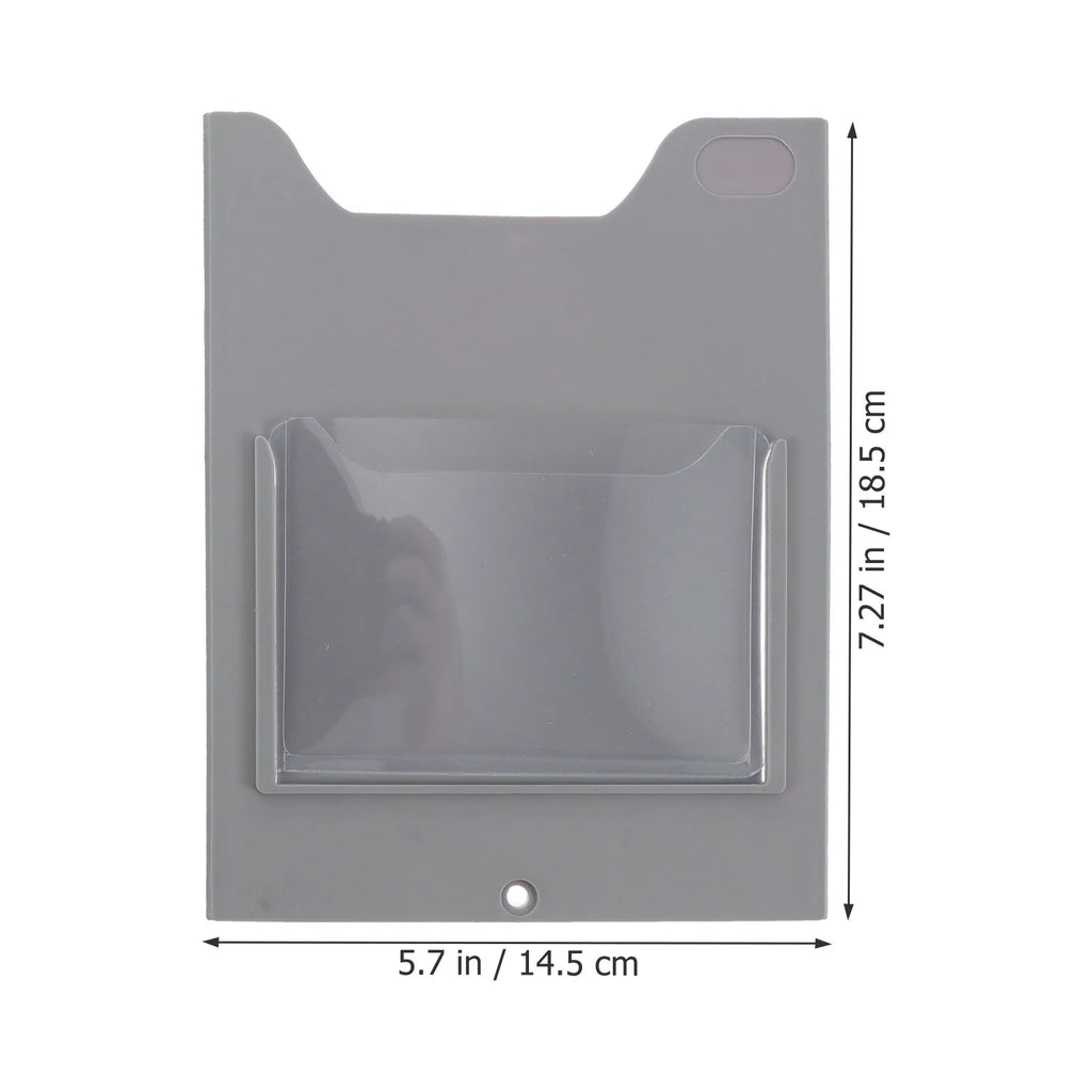 Wall Mount Time Card Rack – Plastic Attendance Card Holder Card Rack Organizer PLUSH