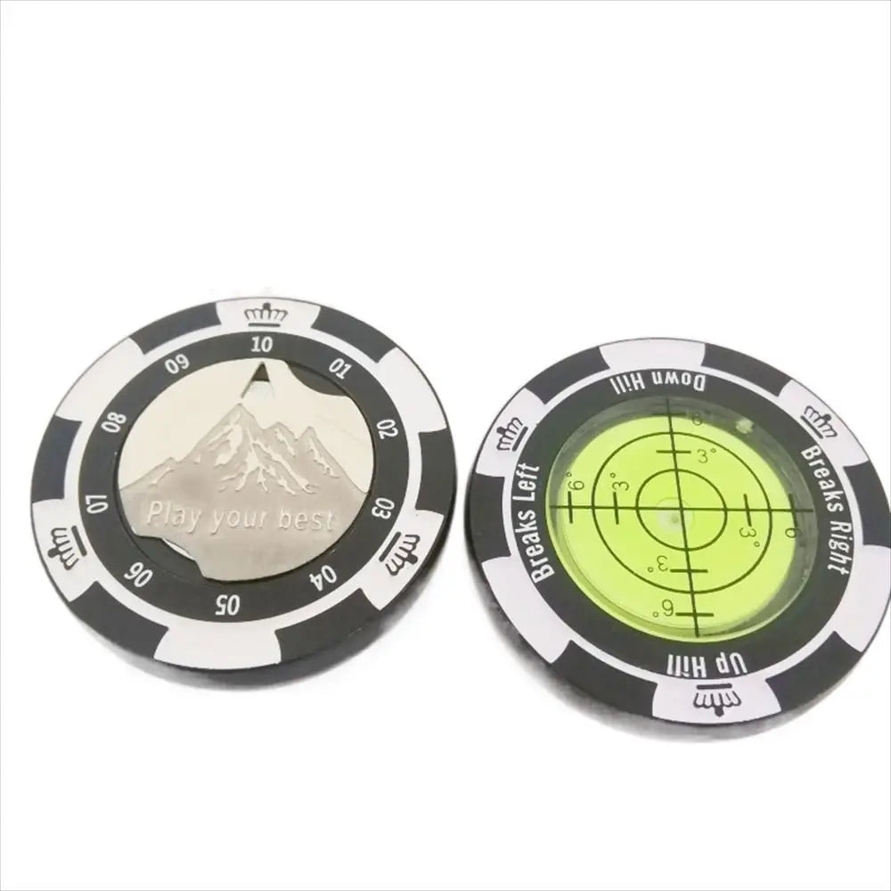 Golf Green Reader Slope Meter & Spirit Level Tool Golf Training Tool PLUSH Style3 black