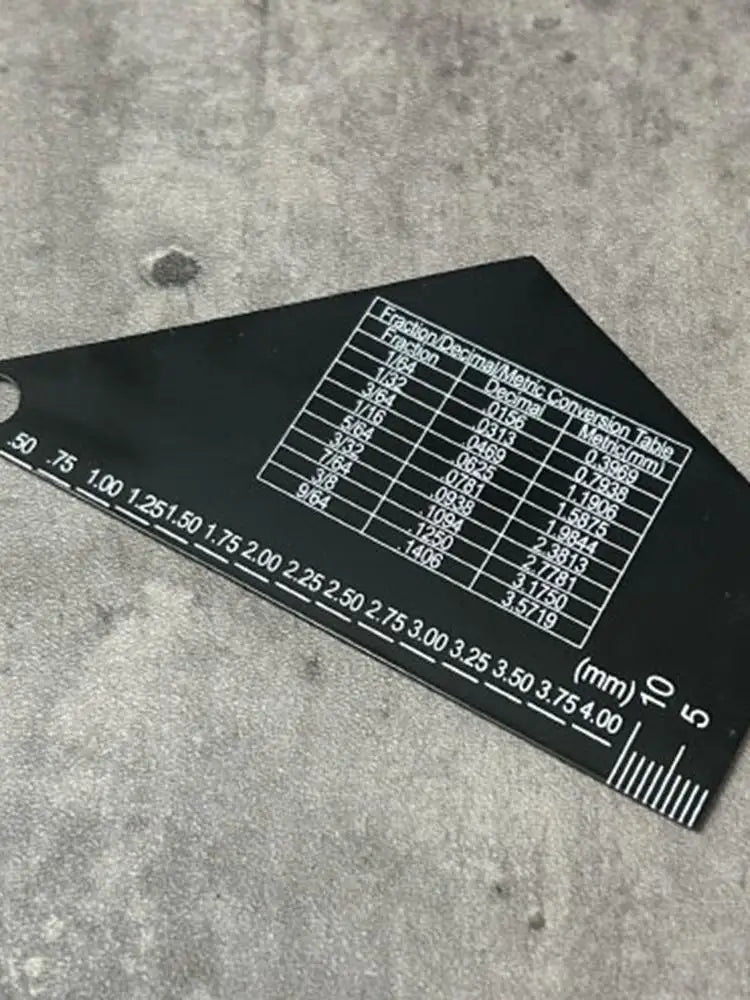 Guitar String Action Gauge – Aluminium Alloy Height Ruler Guitar Setup Tool PLUSH