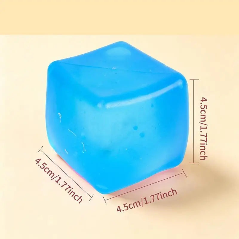 Ice Cube Squishy Toy – Sensory Fidget & Relaxation Toy Squishy Fidget Toy PLUSH A2