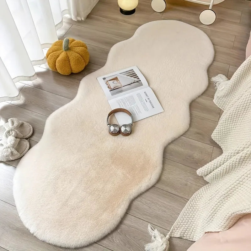 Ultra Soft Plush Shag Rug – Machine Washable Non-Slip Floor Mat Plush Shag Rug PLUSH