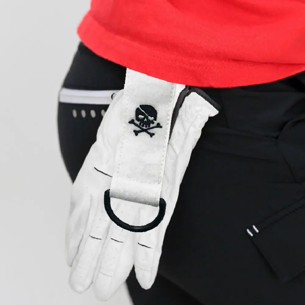 Skull Golf Towel with Carabiner Clip – Magic Tape Cleaning Golf Cleaning Towel PLUSH