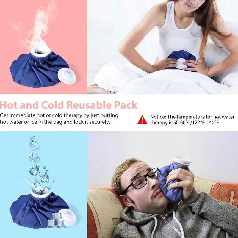 Reusable Ice Bag Bandage – Hot & Cold Compress Wrap Ice Bag Compress Wrap PLUSH