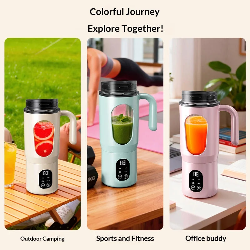 Portable Juicing Cup – Large Capacity, Safety Lock, Leak Proof Portable Personal Blender PLUSH