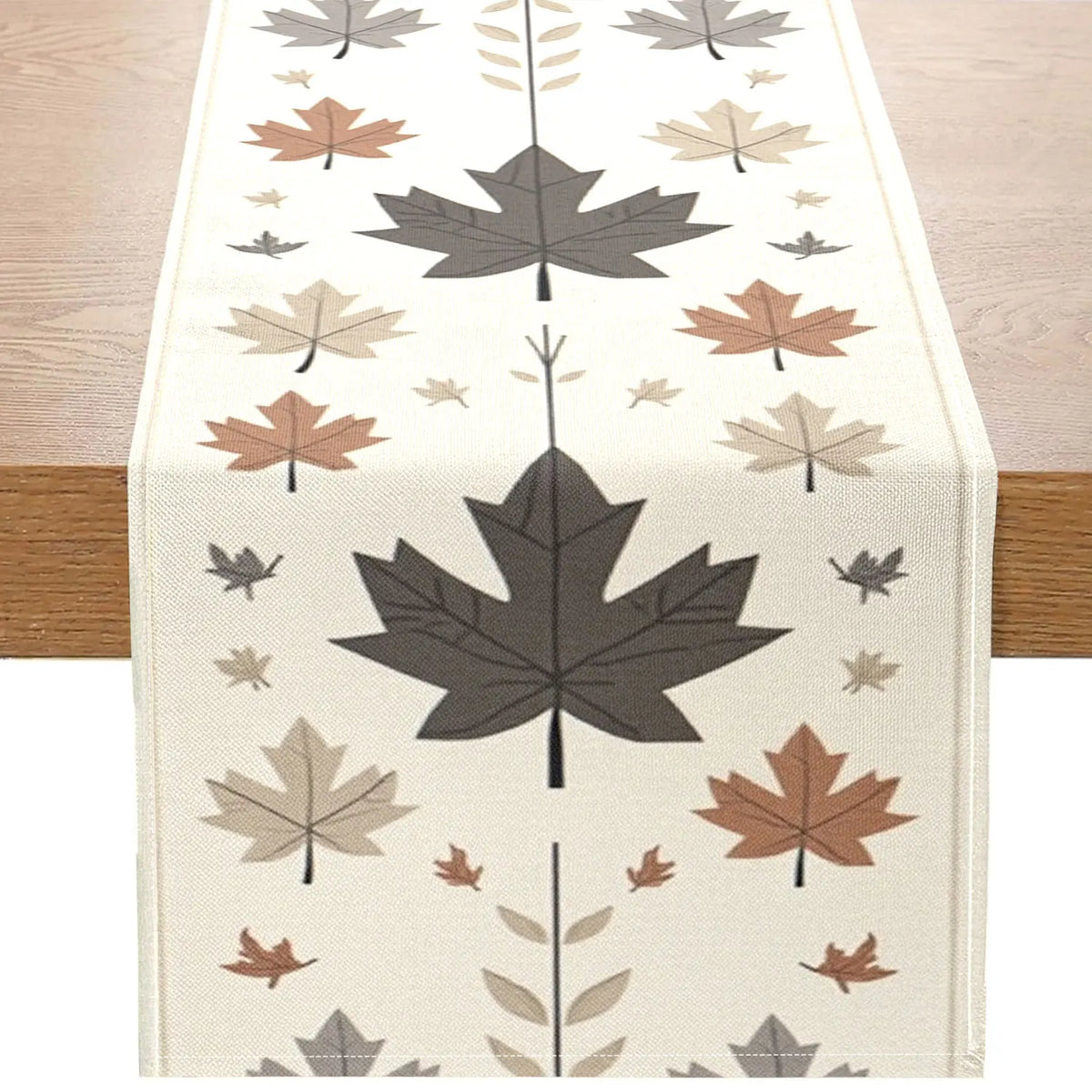 Autumn Maple Leaf Table Runner – Fall & Thanksgiving Décor Table Runner PLUSH A 33X90Cm