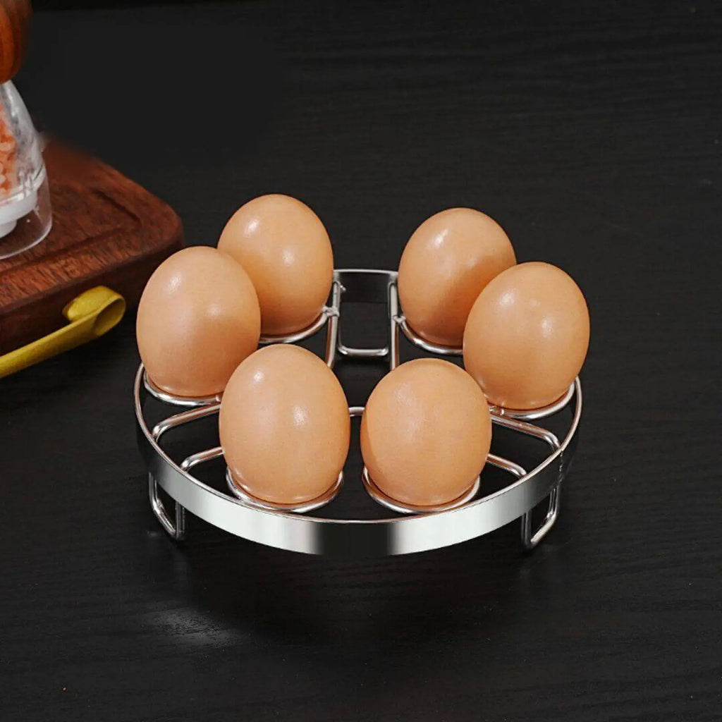 Stainless Steel Egg Steamer Rack Trivet – Multi-Use Stand Steamer Rack Trivet PLUSH