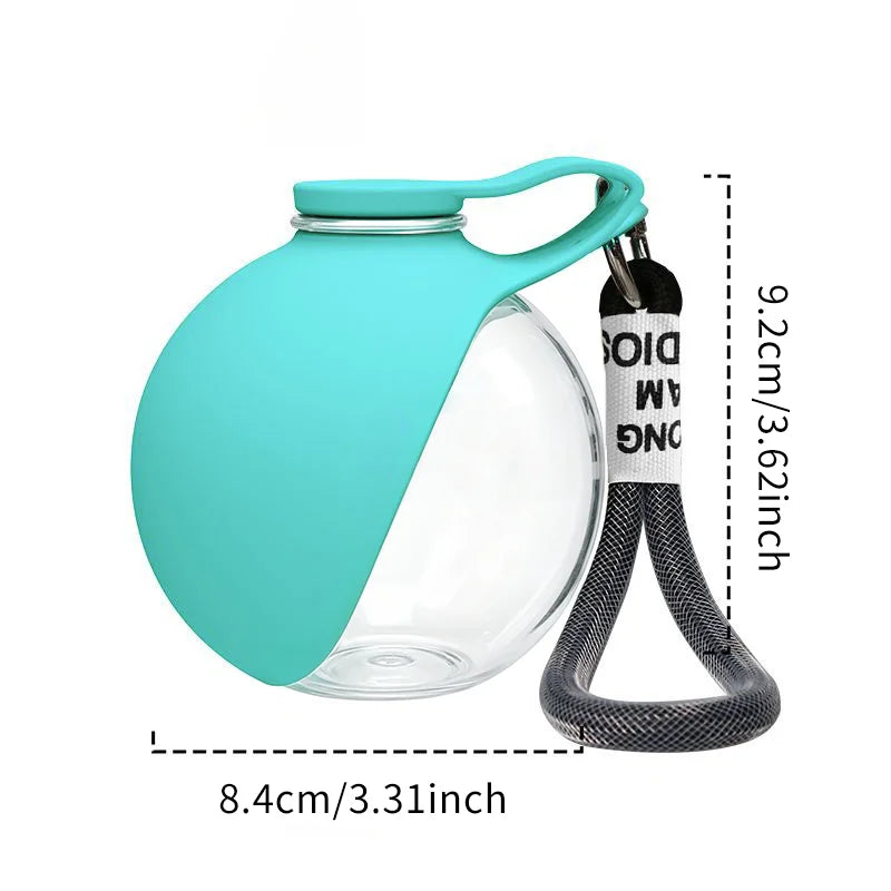 Stainless Steel Pet Water Bottle with Foldable Bowl for Dogs Pet Water Bottle PLUSH