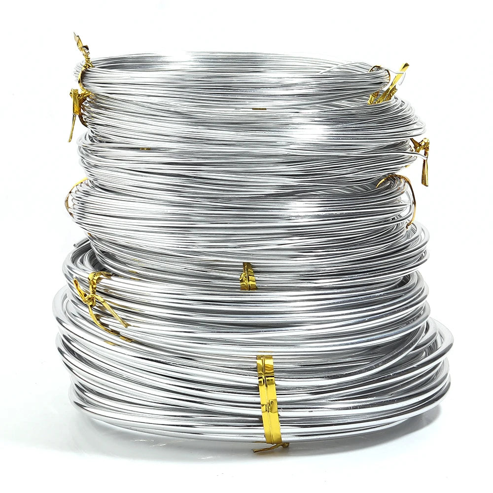 Silver Anodized Aluminum Wire Coil – DIY Jewelry & Crafts Jewelry Craft Wire PLUSH
