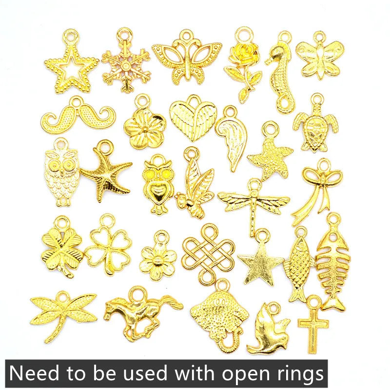 30pcs Dreadlock Braid Beads – Mixed Charm Hair Rings Set Hair Braid Beads PLUSH 30pcs NO.10