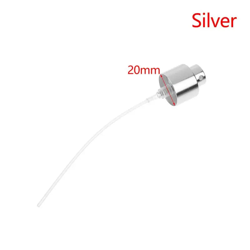 Bayonet Perfume Bottle Sprayer Nozzle 15/20mm Aluminum Pump Perfume Spray Pump PLUSH Silver 20mm