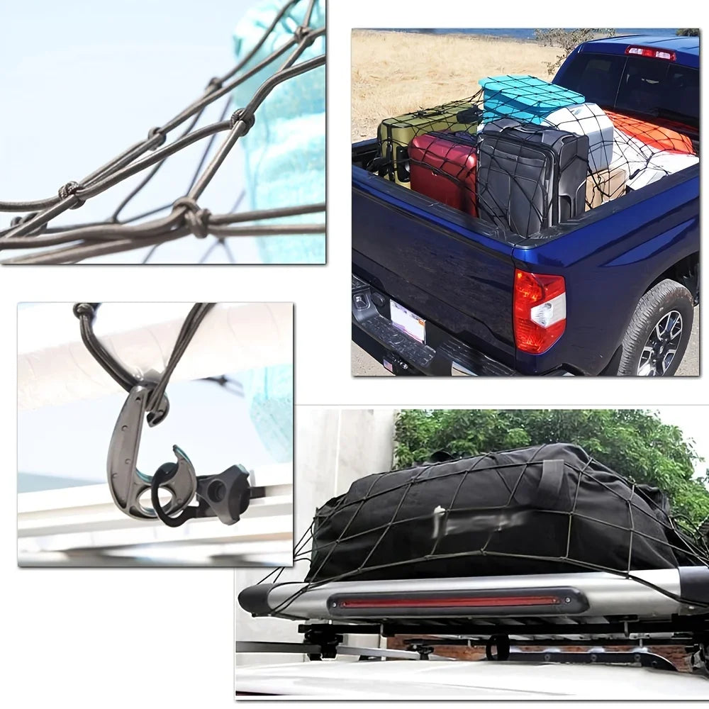 Heavy-Duty Elastic Cargo Net – Universal Fit Trucks & SUVs Elastic Cargo Net PLUSH