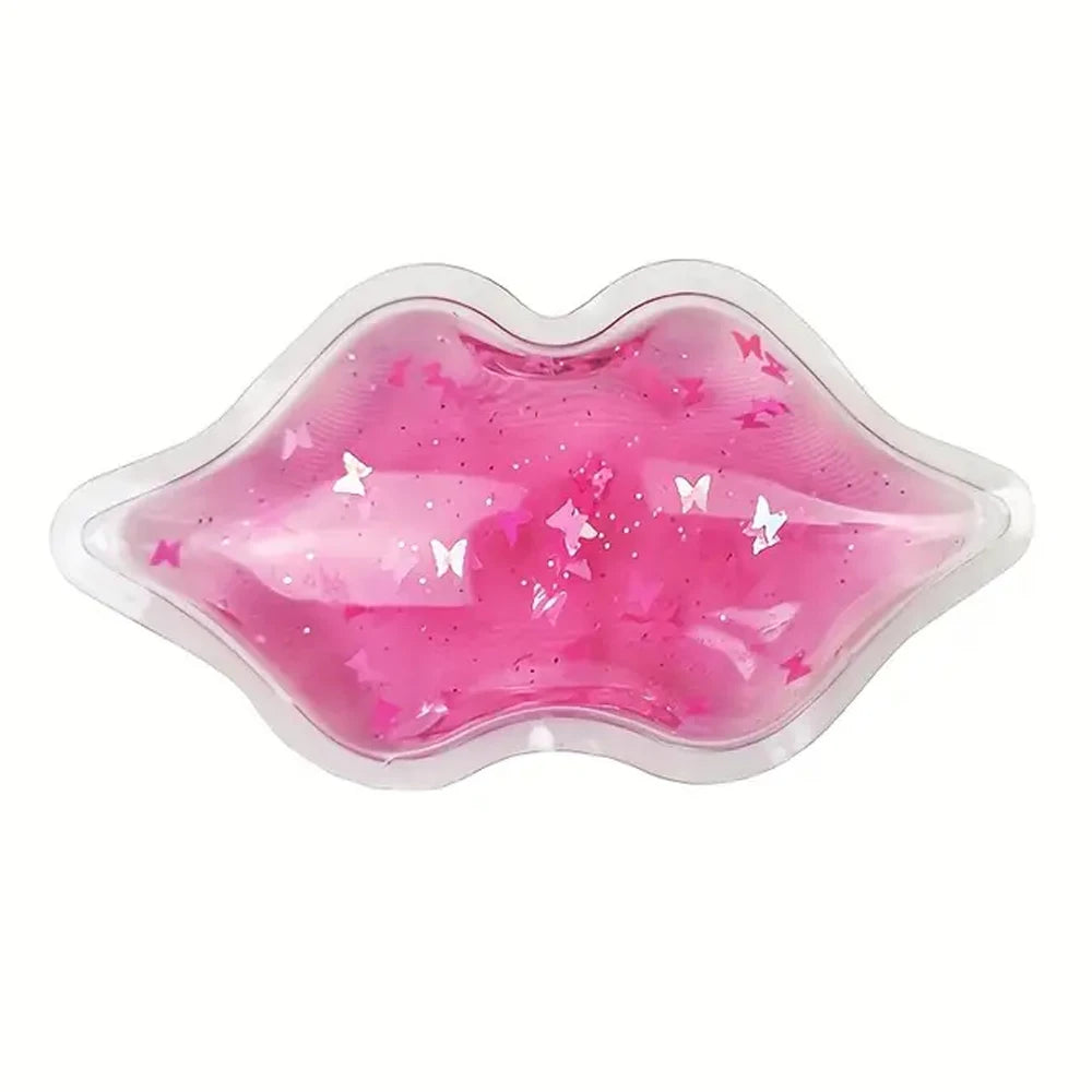 Lip & Eye Gel Ice Pack – Hot & Cold Compress | DUTRIEUX Eye & Lip Compress PLUSH Pink