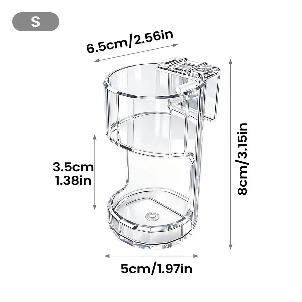 Acrylic Fish Feeder Ring | Wall-Mounted Aquarium Feeding Tray Aquarium Fish Feeder PLUSH S