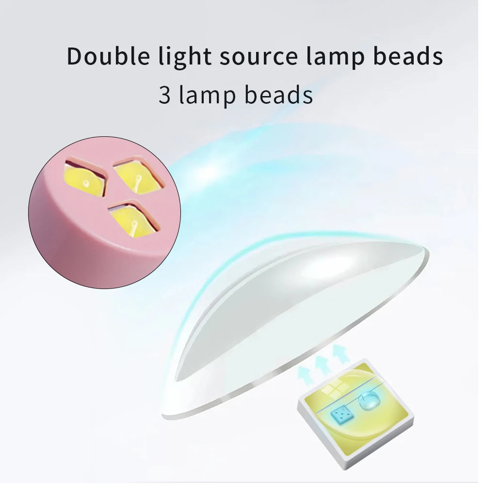 Portable Mini LED Nail Lamp – USB Gel Polish Dryer Pen LED Nail Lamp PLUSH