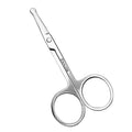Stainless Steel Eyebrow & Nose Hair Safety Scissors Grooming Scissors PLUSH Red