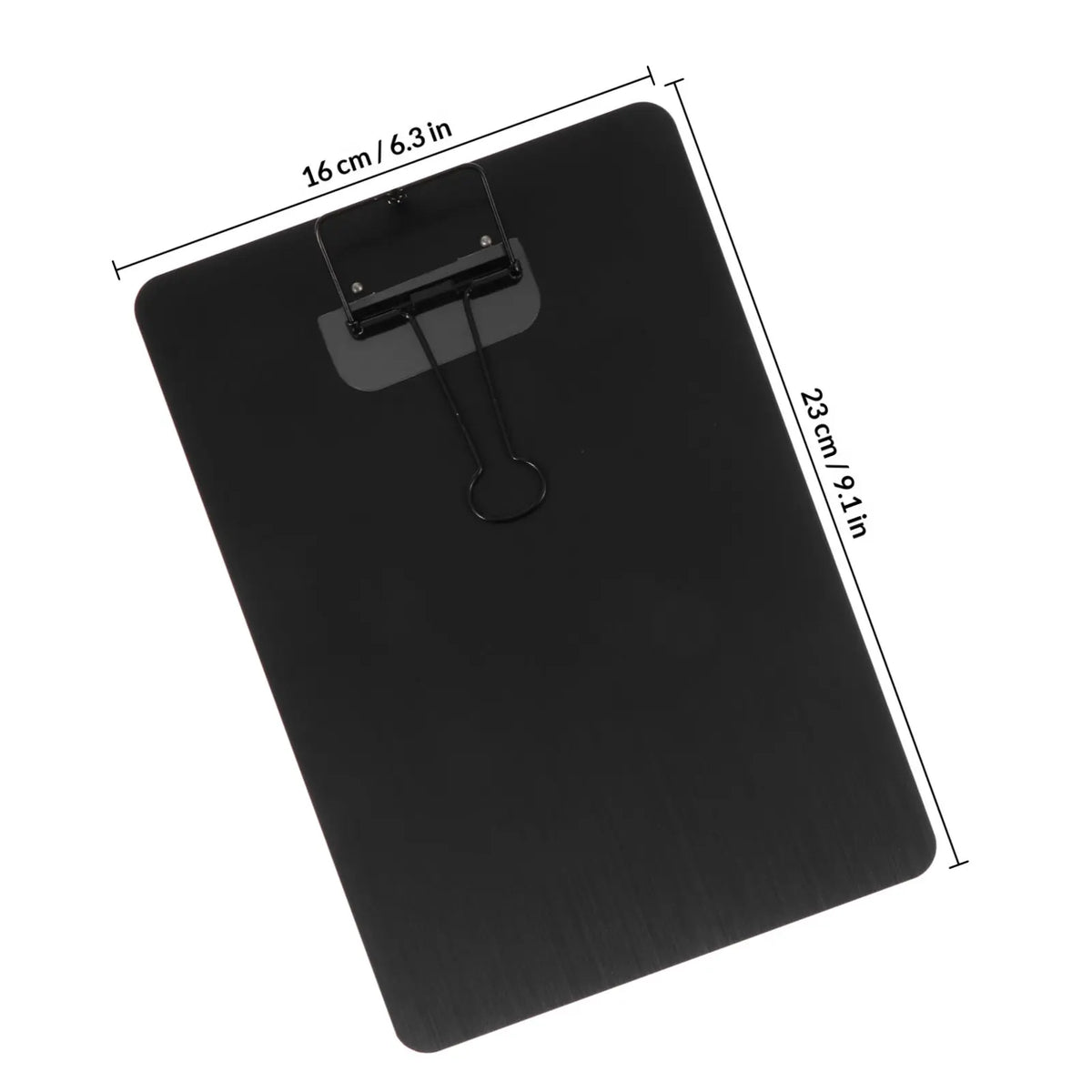 A5 Stainless Steel Clipboard – Lightweight Metal Paper Holder Metal Clipboard PLUSH