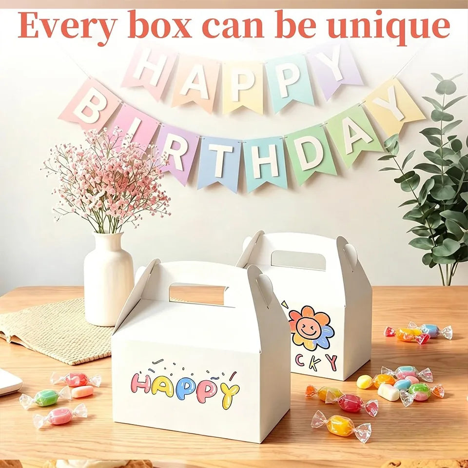 Kraft Paper Gift Boxes 10/20pcs – DIY Party & Wedding Packaging Gift Packaging Boxes PLUSH